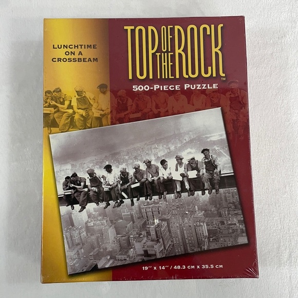 Top Of The Rock”Lunch On The Crossbeam”Puzzle NIP - Picture 1 of 7
